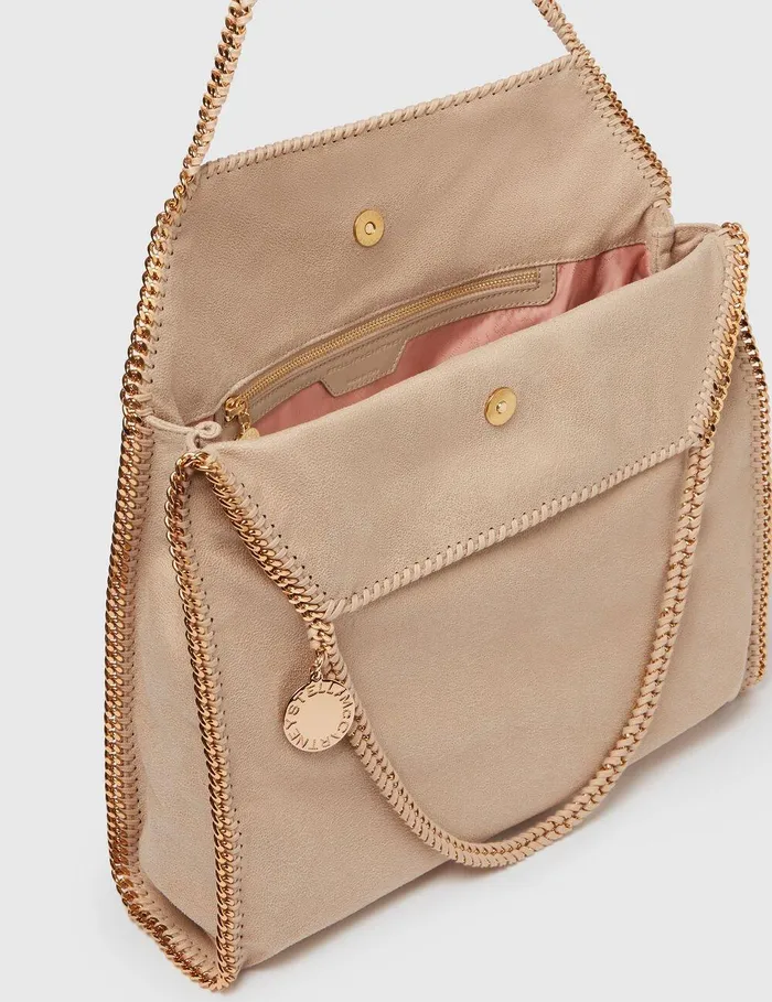 Stella McCartney Iconic Falabella Women Falabella Large Shoulder Tote Bag Buttercream Stella McCartney Iconic Falabella Women Falabella Large Shoulder Tote Bag Buttercream