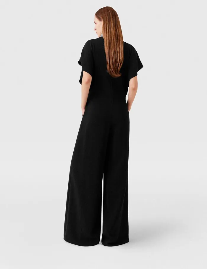 Stella McCartney Jumpsuits Women Crystal Chain Maxi Jumpsuit Black Stella McCartney Jumpsuits Women Crystal Chain Maxi Jumpsuit Black