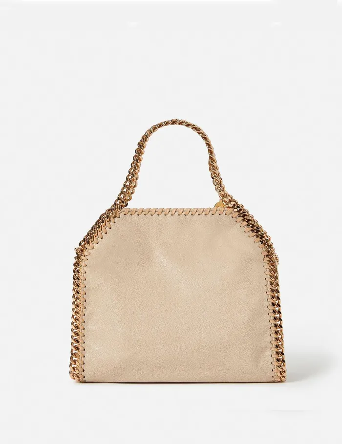 Stella McCartney Mini Bags And Clutches Women Falabella Mini Tote Bag Butter Cream Stella McCartney Mini Bags And Clutches Women Falabella Mini Tote Bag Butter Cream