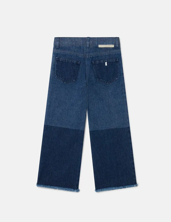 Stella McCartney Pants and Shorts Kids Horse Appliqu Denim Jeans Blue Stella McCartney Pants and Shorts Kids Horse Appliqu Denim Jeans Blue