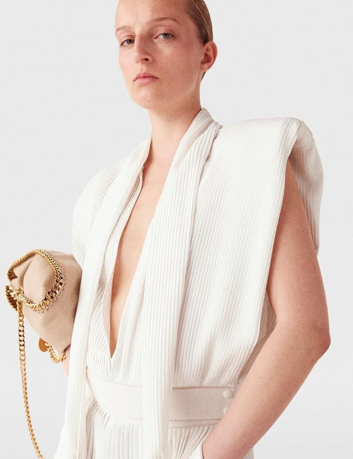 Stella McCartney Shirts And Tops Women Tassel Front Loose Shirt Pure White Stella McCartney Shirts And Tops Women Tassel Front Loose Shirt Pure White