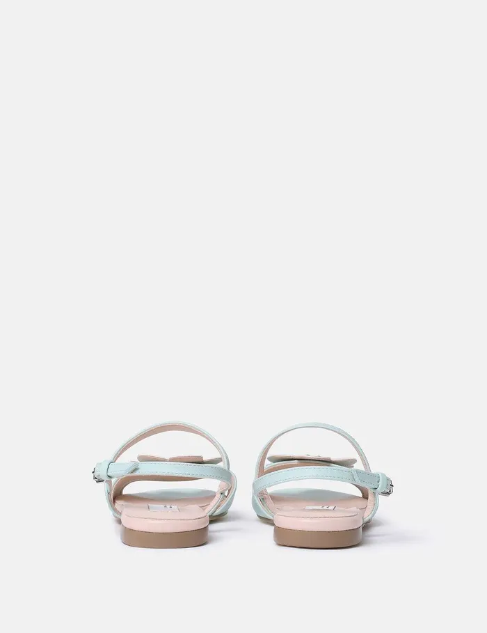Stella McCartney Shoes And Bags Kids Daisy Flower Slingback Sandals Mintpink Stella McCartney Shoes And Bags Kids Daisy Flower Slingback Sandals Mintpink