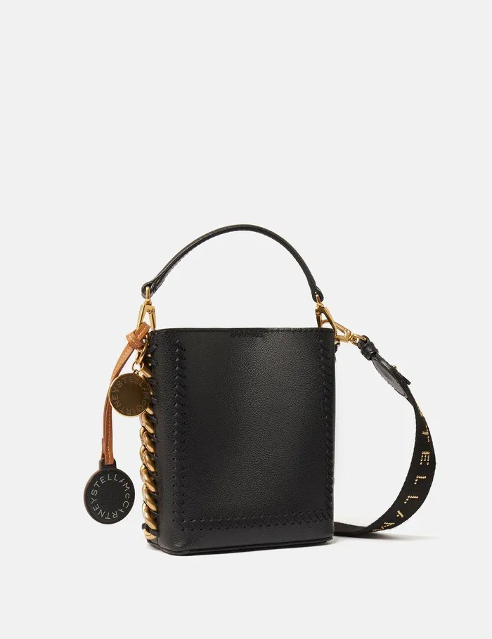 Stella McCartney TopHandle Bags Women Frayme MIRUM Mini Square Bucket Bag Black Stella McCartney TopHandle Bags Women Frayme MIRUM Mini Square Bucket Bag Black