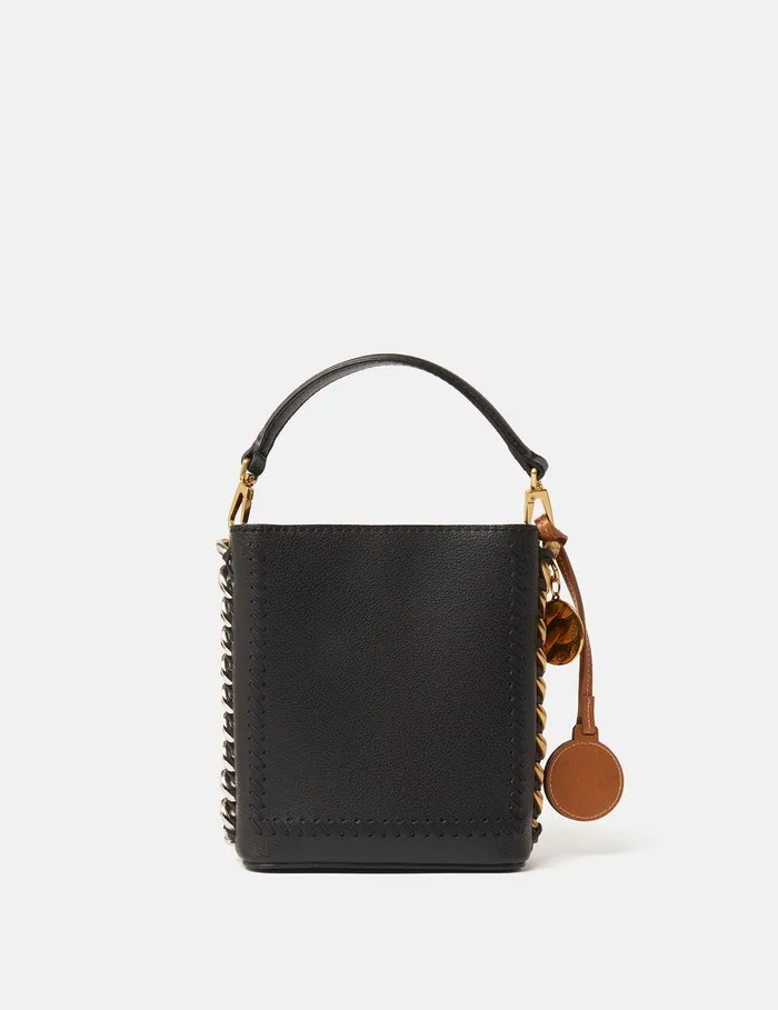 Stella McCartney TopHandle Bags Women Frayme MIRUM Mini Square Bucket Bag Black Stella McCartney TopHandle Bags Women Frayme MIRUM Mini Square Bucket Bag Black