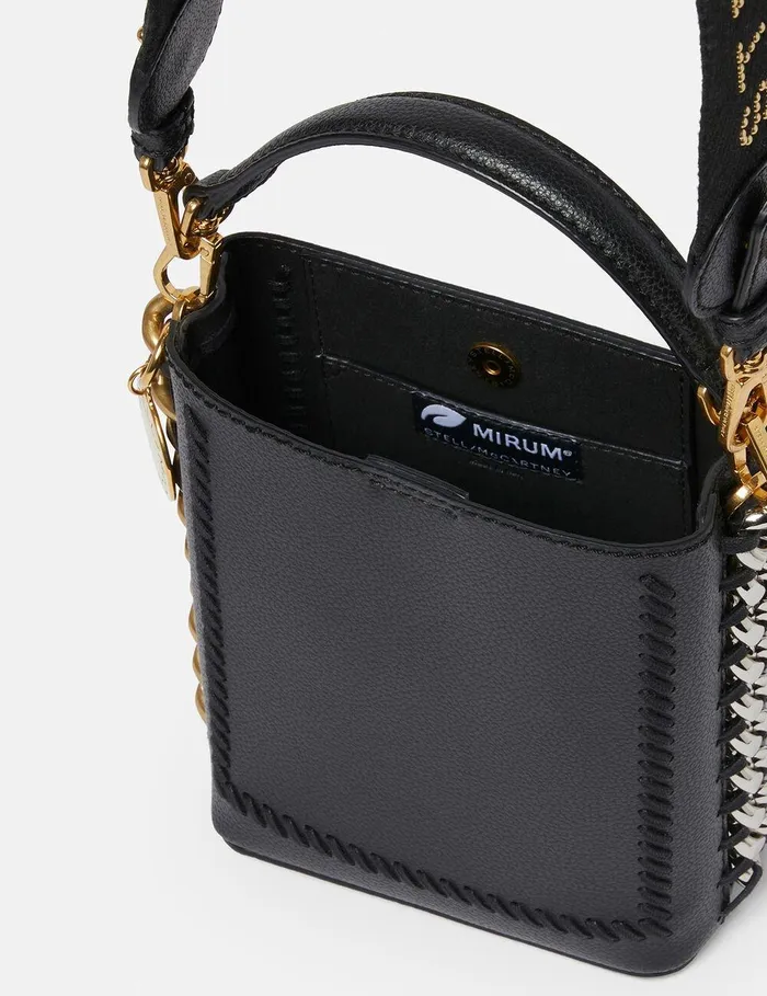 Stella McCartney TopHandle Bags Women Frayme MIRUM Mini Square Bucket Bag Black Stella McCartney TopHandle Bags Women Frayme MIRUM Mini Square Bucket Bag Black