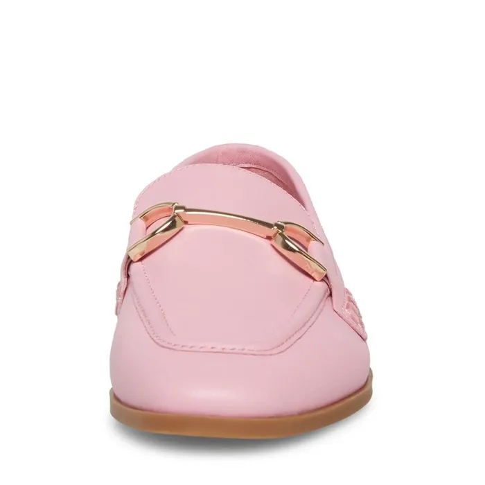 Steve Madden Carrine Pink Leather Womens Flats Steve Madden Carrine Pink Leather Womens Flats