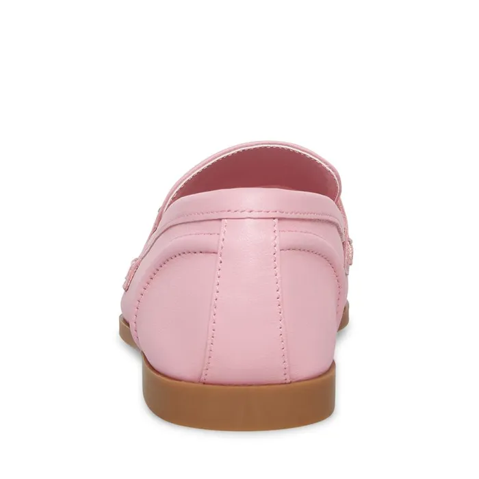 Steve Madden Carrine Pink Leather Womens Flats Steve Madden Carrine Pink Leather Womens Flats