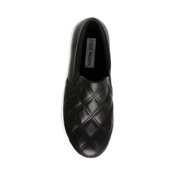 Steve Madden Coulter Q Black Womens Sneakers