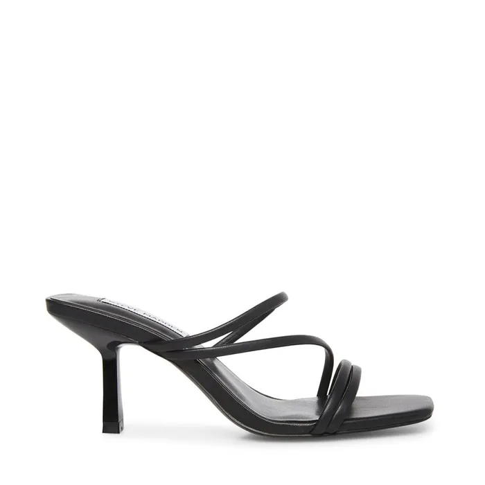 Steve Madden Demi Black Womens Mules