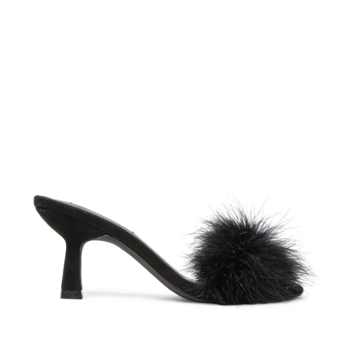 Steve Madden Karoo Black Womens Mules