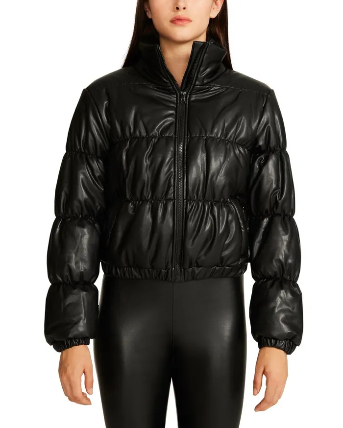 Steve Madden Kelper Jacket Black Womens Jackets and Coats