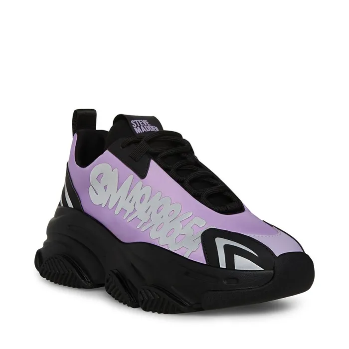 Steve Madden Peak Blackpurple Blk Purple Womens Sneakers Steve Madden Peak Blackpurple Blk Purple Womens Sneakers