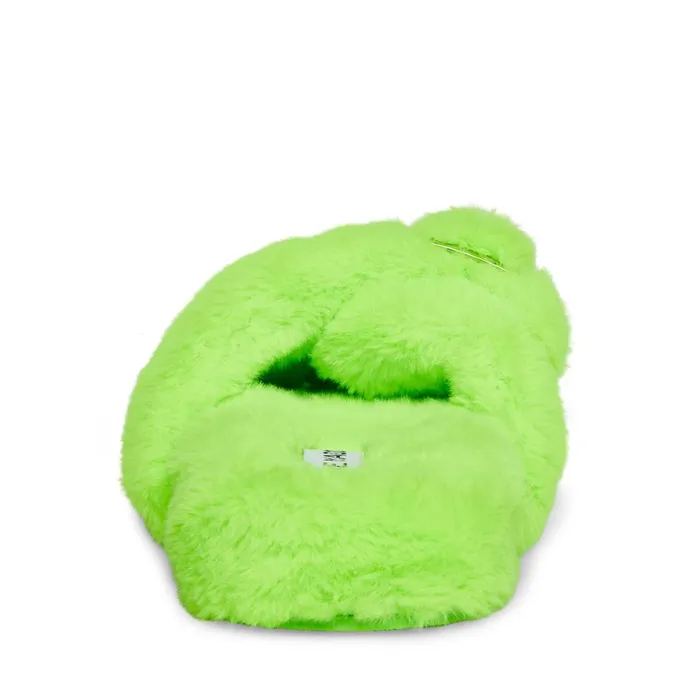 Steve Madden Staycation Lime Womens Slippers Steve Madden Staycation Lime Womens Slippers