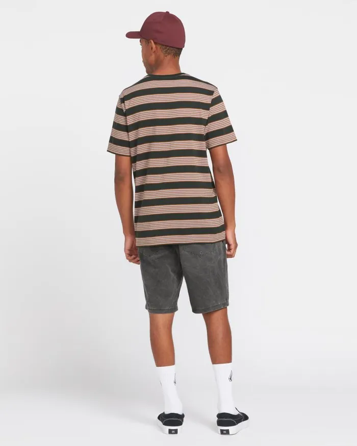 Stone Faded Hybrid Shorts 8211 Stealth Mens Volcom Shorts