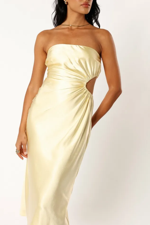 Strapless Dresses Saraya Midi Dress Butter Petal and Pup Women