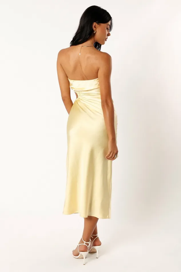 Strapless Dresses Saraya Midi Dress Butter Petal and Pup Women