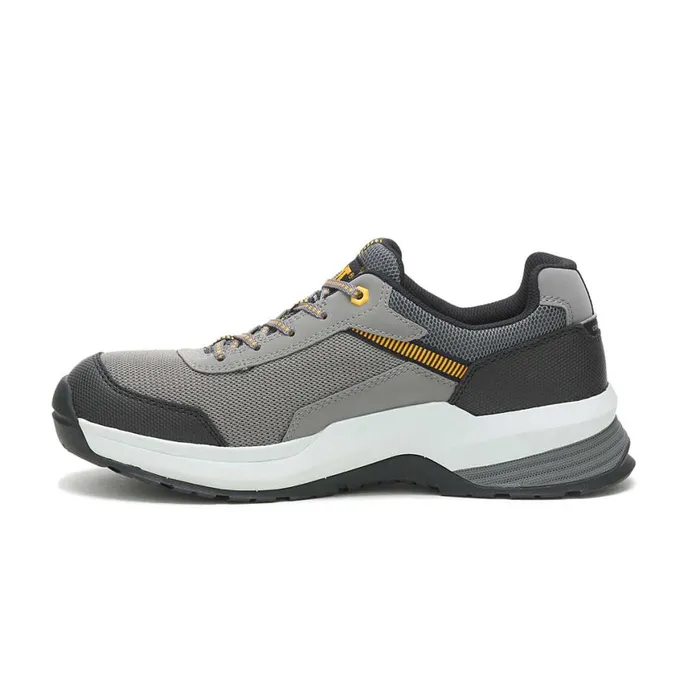 Streamline 20 Mesh Composite Toe Work Shoe Medium Charcoal Men Cat Footwear Shoes