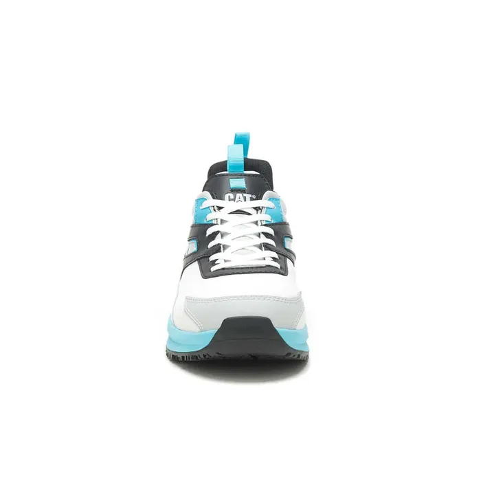 Streamline Runner Carbon Composite Toe Work Shoe Bright Whiteblue Men Cat Footwear Shoes