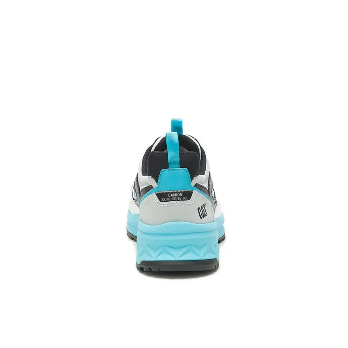 Streamline Runner Carbon Composite Toe Work Shoe Bright Whiteblue Men Cat Footwear Shoes