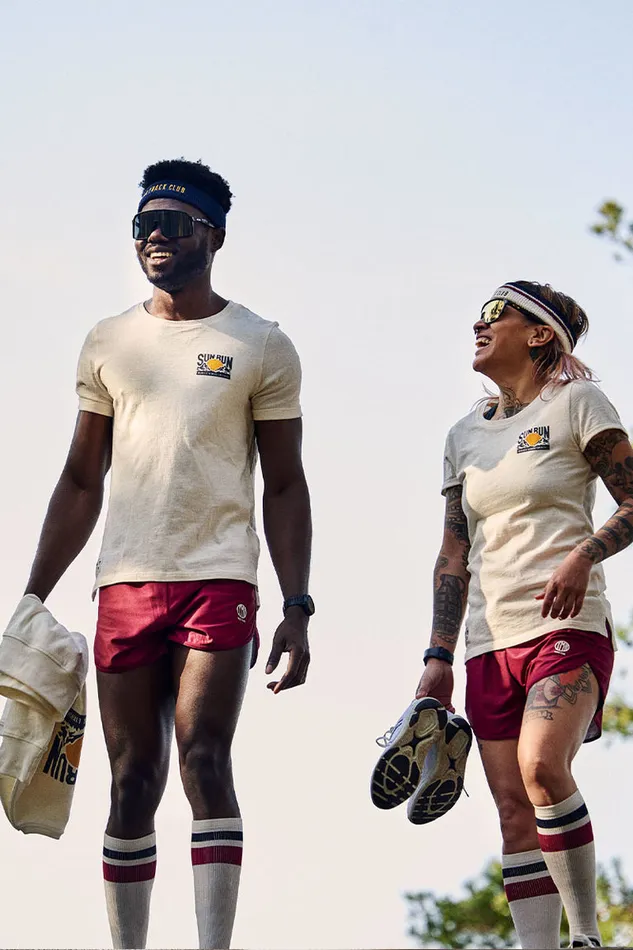 SUN RUN TSHIRT 8211 OFF WHITE Women Karhu Running Apparel
