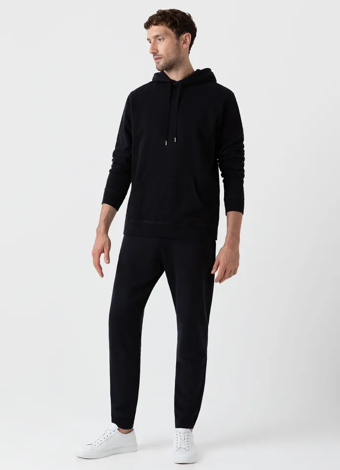 Sweatshirts and Sweatpants ussunspel Men Loopback Sweatpants Black