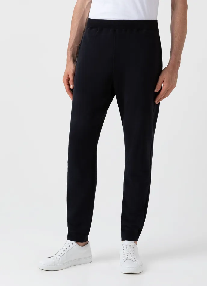 Sweatshirts and Sweatpants ussunspel Men Loopback Sweatpants Black