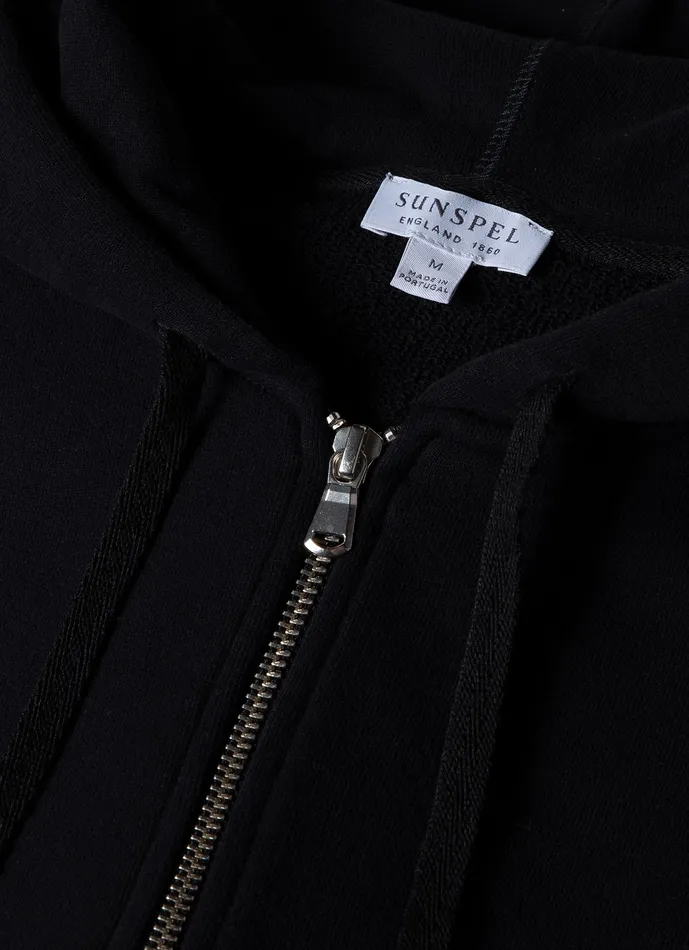 Sweatshirts and Sweatpants ussunspel Men Loopback Zip Hoodie Black Sweatshirts and Sweatpants ussunspel Men Loopback Zip Hoodie Black