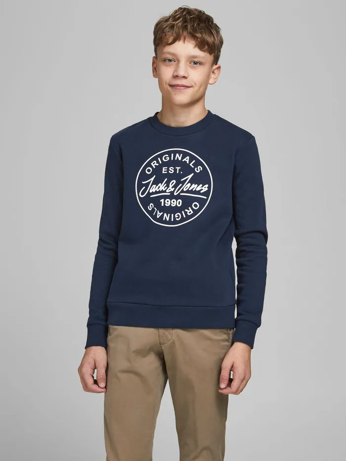 Sweatshirts JACK and JONES Junior BOYS 2PACK CREW NECK SWEATSHIRT Blue Navy Blazer Gift Ideas Sweatshirts JACK and JONES Junior BOYS 2PACK CREW NECK SWEATSHIRT Blue Navy Blazer Gift Ideas
