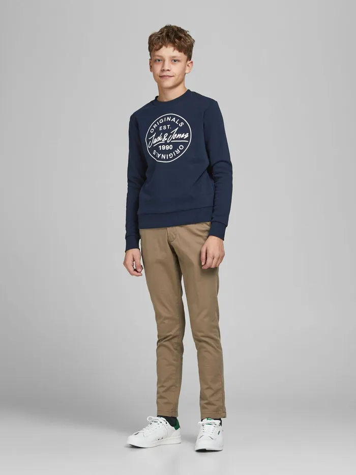 Sweatshirts JACK and JONES Junior BOYS 2PACK CREW NECK SWEATSHIRT Blue Navy Blazer Gift Ideas