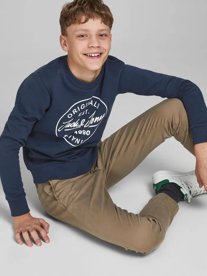Sweatshirts JACK and JONES Junior BOYS 2PACK CREW NECK SWEATSHIRT Blue Navy Blazer Gift Ideas