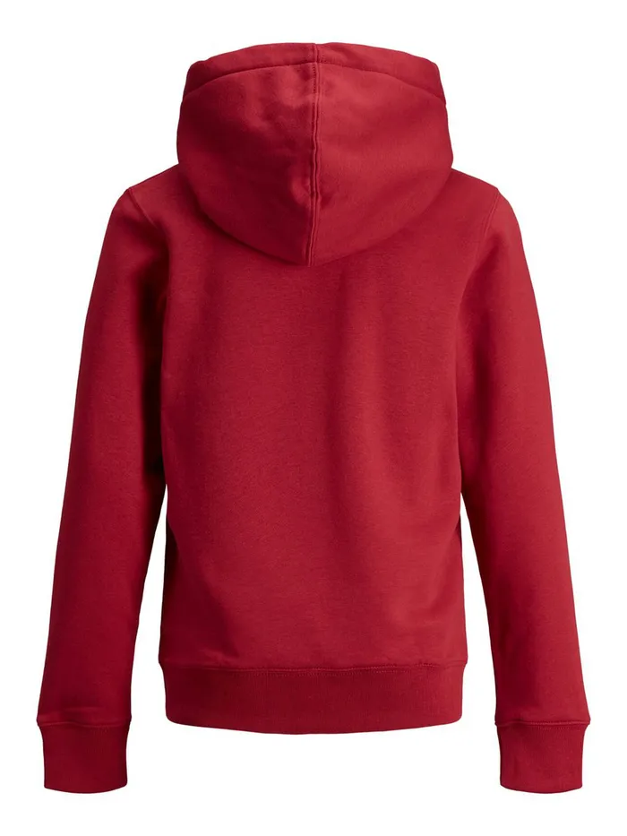 Sweatshirts JACK and JONES Junior BOYS SWEAT HOODIE Red Rio Red Gift Ideas
