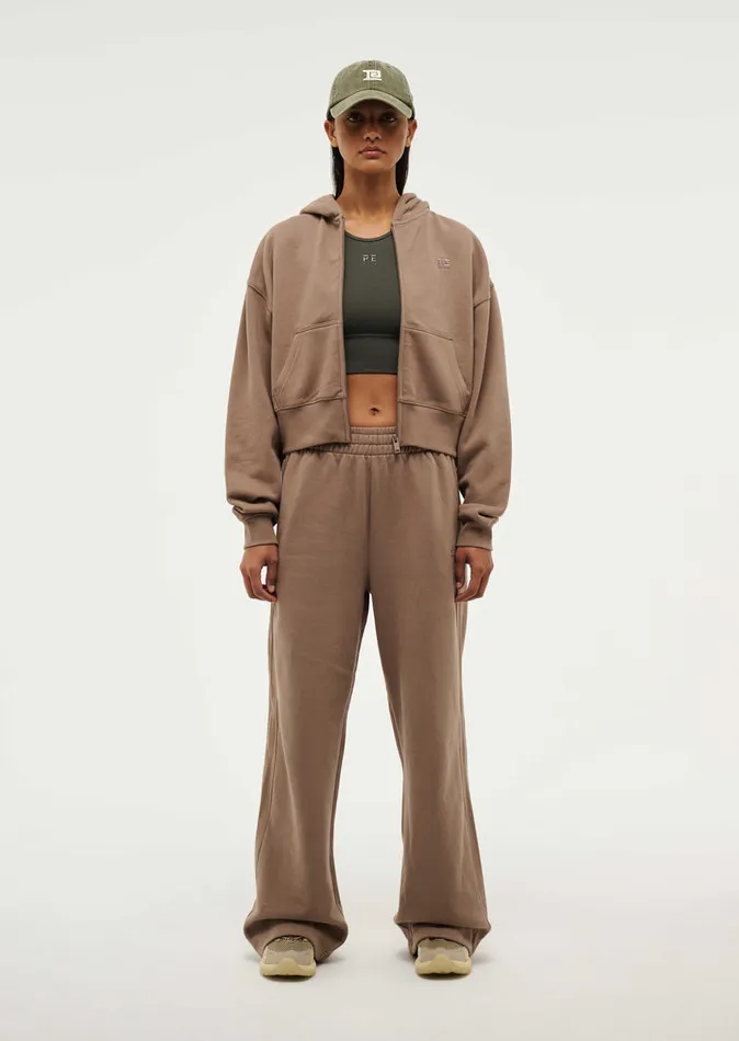 Sweatshirts PE Nation Women ADVENTURE ZIP THROUGH IN TAUPE