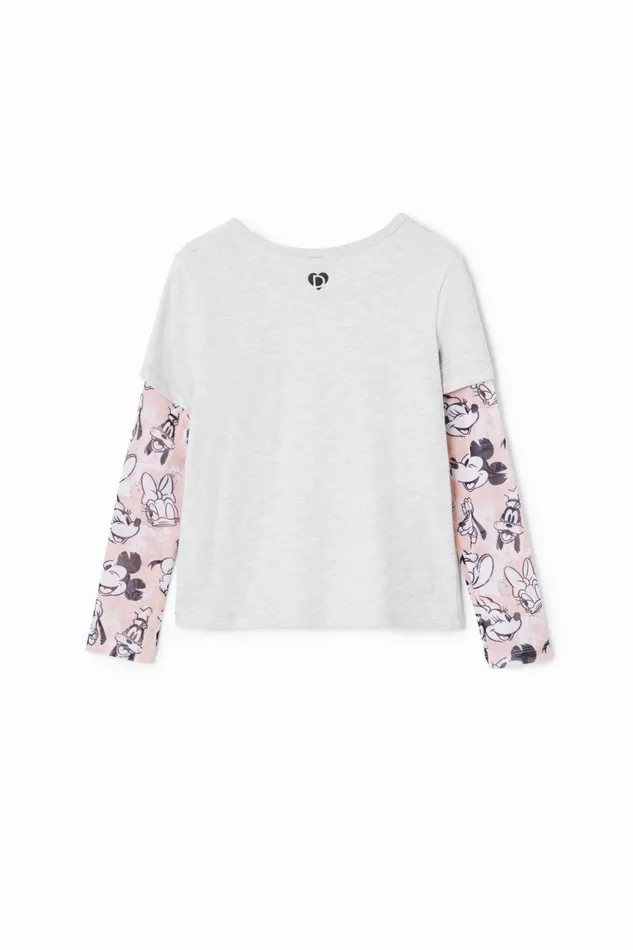 Tshirts And Shirts Kids Desigual Double Sleeve Daisy TShirt Black