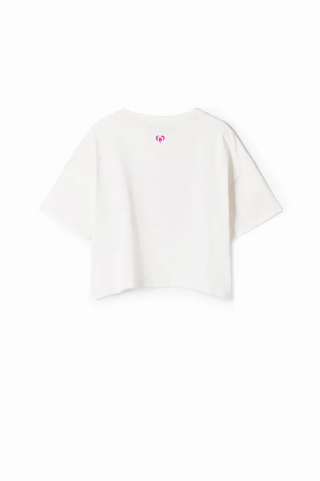 Tshirts And Shirts Kids Desigual Heart Stripe Dress White
