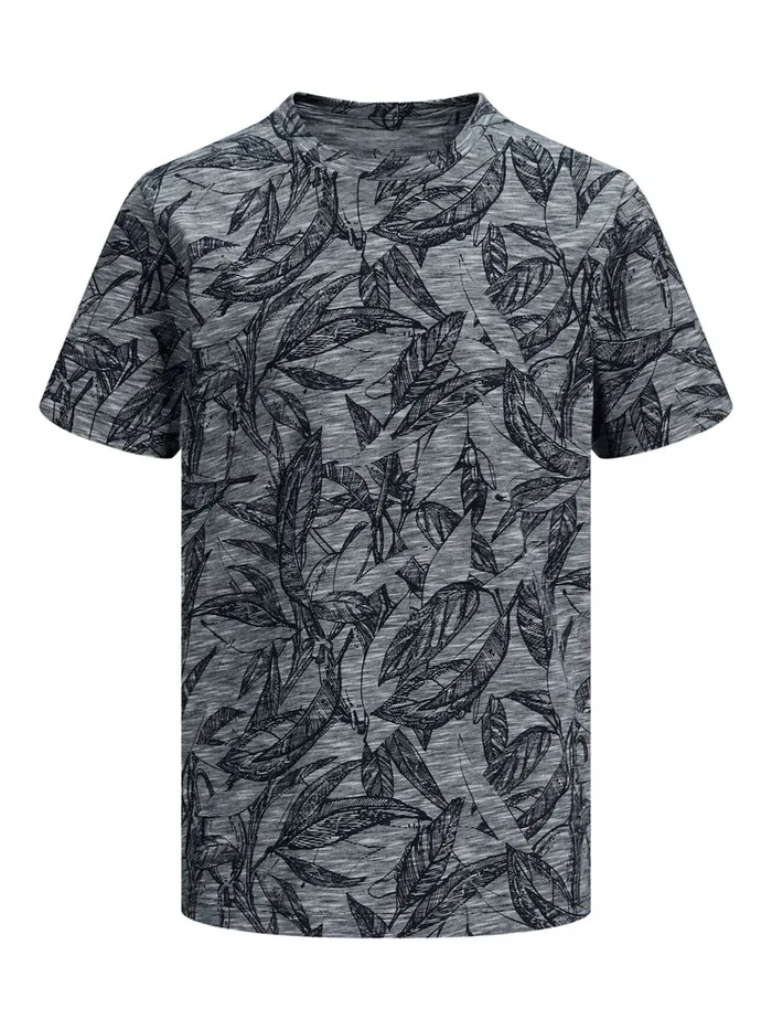 Tshirts JACK and JONES Junior BOYS ALLOVER BOTANICAL PRINT TSHIRT Blue Navy Blazer For Sale