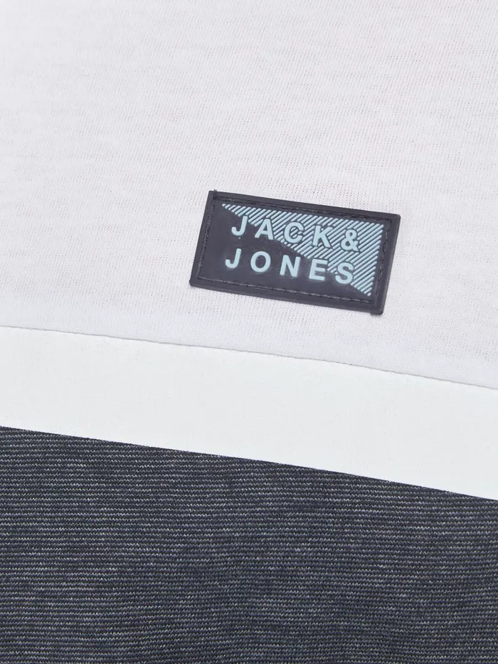 Tshirts JACK and JONES Junior BOYS COLOUR BLOCK TSHIRT Blue Dusty Blue For Sale