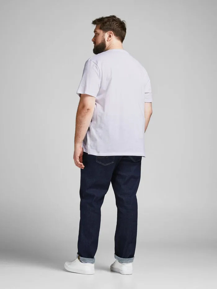 Tshirts JACK and JONES Mens 3PACK BASIC PLUS SIZE TSHIRT White White Gift 4 You