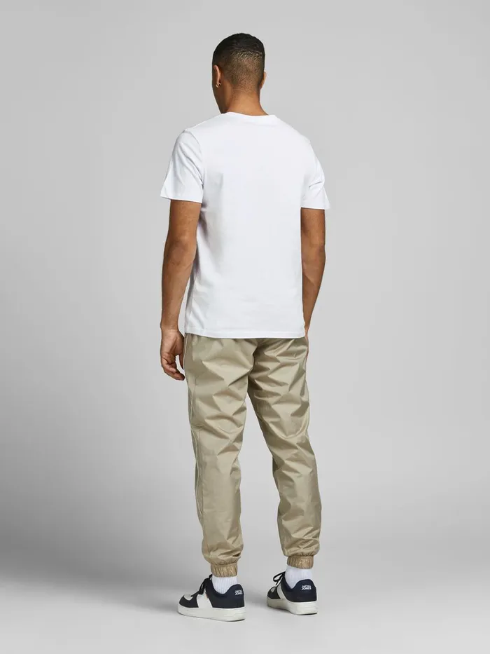 Tshirts JACK and JONES Mens LOGO TSHIRT White White Cheap On Sale