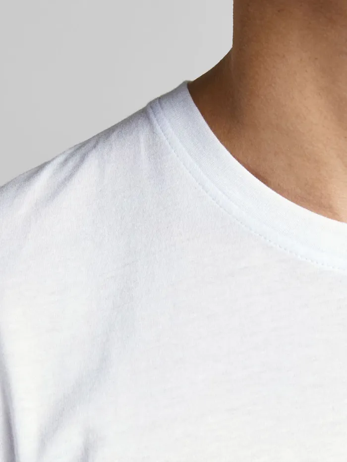 Tshirts JACK and JONES Mens PHOTO PRINT TSHIRT White White Gift for Friend