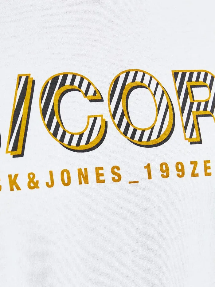 Tshirts JACK and JONES Mens REGULAR FIT TSHIRT White White Gift Ideas