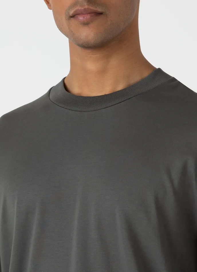 Tshirts Men Long Sleeve Heavyweight Tshirt Drill Green ussunspel Tshirts Men Long Sleeve Heavyweight Tshirt Drill Green ussunspel