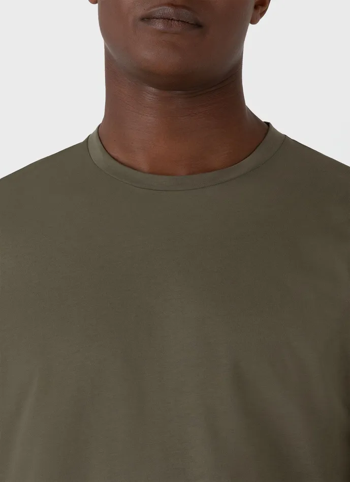 Tshirts Men Long Sleeve Riviera Midweight Tshirt Khaki ussunspel Tshirts Men Long Sleeve Riviera Midweight Tshirt Khaki ussunspel