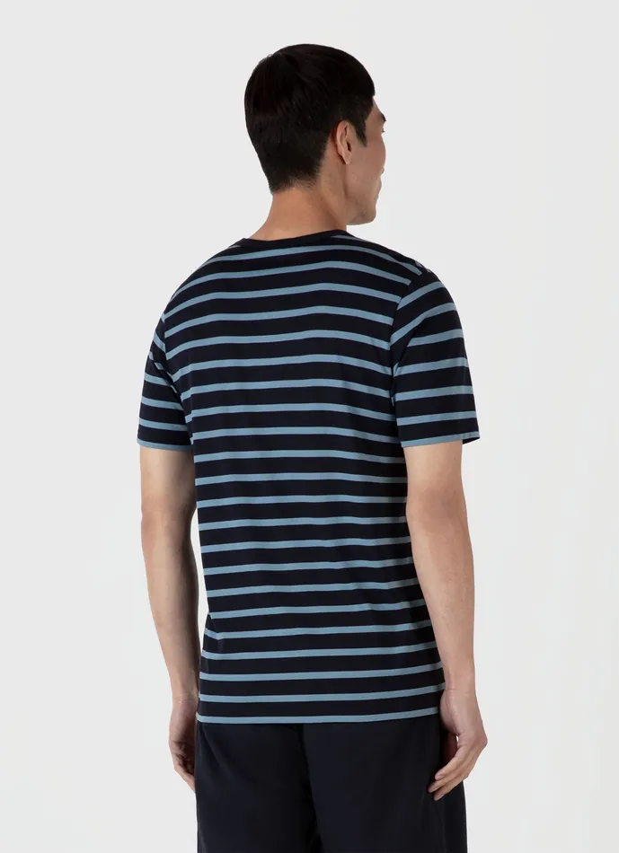 Tshirts Men ussunspel Classic Tshirt NavyComo Blue Tshirts Men ussunspel Classic Tshirt NavyComo Blue