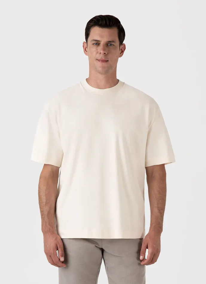 Tshirts ussunspel Men Oversized Heavyweight Tshirt Undyed Tshirts ussunspel Men Oversized Heavyweight Tshirt Undyed