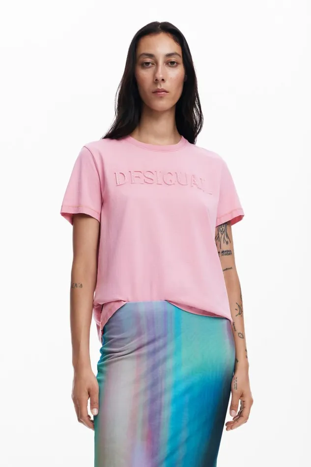 TShirts Women Desigual Sparkling Desigual Tshirt Red