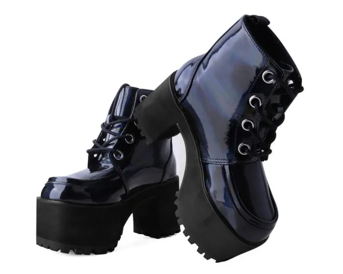 TUK Shoes Boots Women Black Prism Nosebleed Boot TUK Shoes Boots Women Black Prism Nosebleed Boot