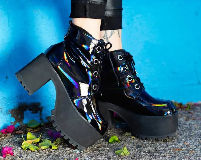TUK Shoes Boots Women Black Prism Nosebleed Boot TUK Shoes Boots Women Black Prism Nosebleed Boot