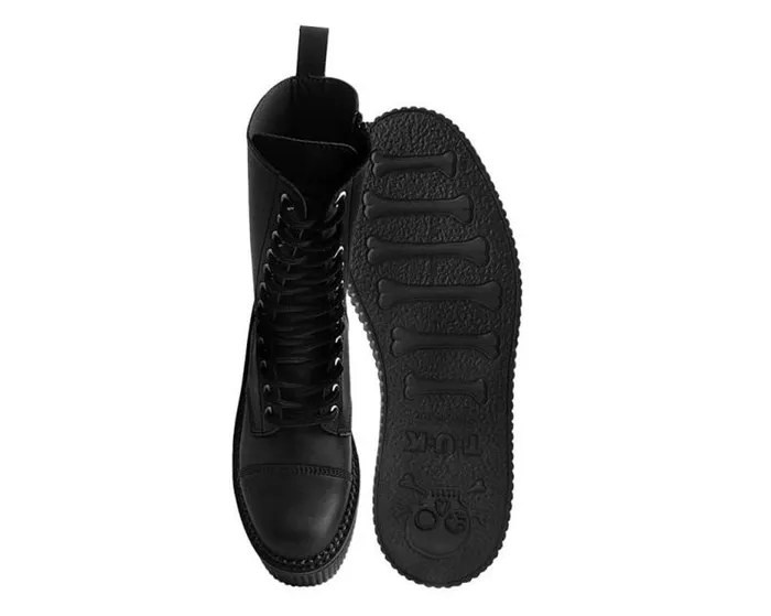 TUK Shoes Platforms Women Black 12Eye Casbah Stratocreeper Boot TUK Shoes Platforms Women Black 12Eye Casbah Stratocreeper Boot