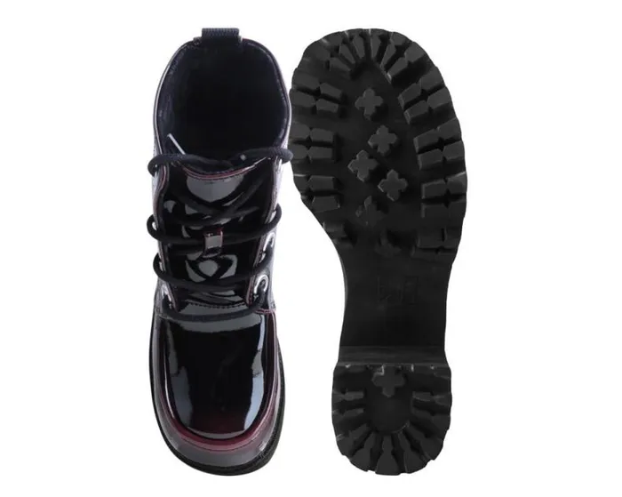 TUK Shoes Platforms Women Burgundy Gradient Nosebleed TUK Shoes Platforms Women Burgundy Gradient Nosebleed