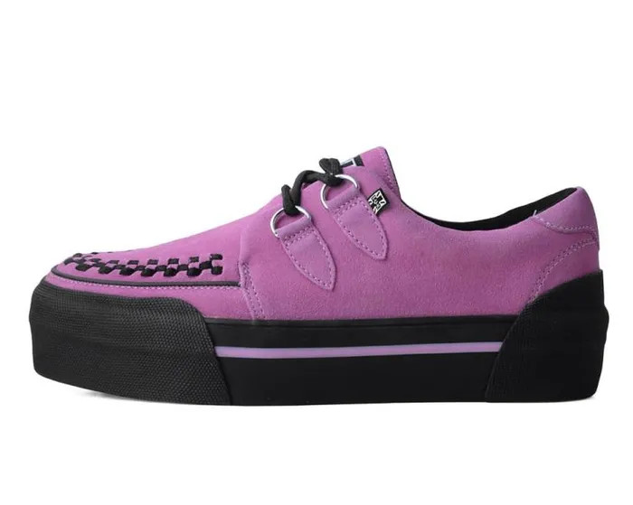 TUK Shoes Platforms Women Pink Suede Platform Sneaker TUK Shoes Platforms Women Pink Suede Platform Sneaker